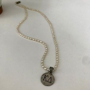 Kappa delta pearl necklace